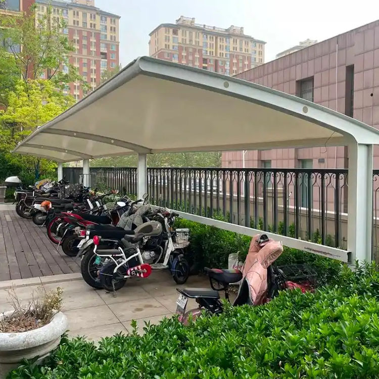 卫辉市膜结构电动车棚